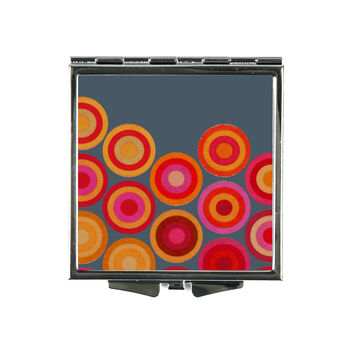 Hot Colours Compact Mirror Set, 4 of 12