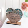 Blue Peony Stud Earring Storage Display Stand, thumbnail 1 of 5