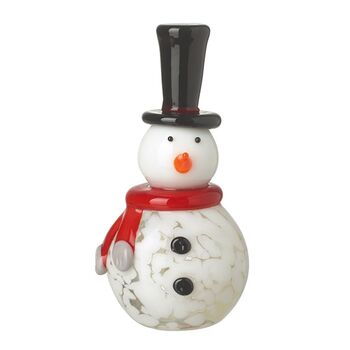 Hand Blown Little Glass Snowman, 4 of 4