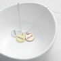 Personalised My Family Discs Necklace, thumbnail 2 of 7