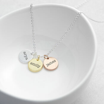 Personalised My Family Discs Necklace, 2 of 7