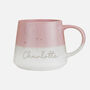 Personalised Pink Speckled Name Mug For Her, thumbnail 2 of 3