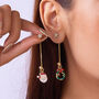 Festive Christmas Drop Earrings, thumbnail 1 of 8