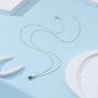 Genuine Green Jade Oval Necklace In Sterling Silver, thumbnail 2 of 11