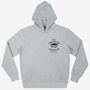 Fish Finger Sandwich Unisex Graphic Hoodie In Grey, thumbnail 5 of 7
