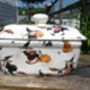 Lidded Butterdish In Hubble Bubble Witches Design, thumbnail 6 of 7