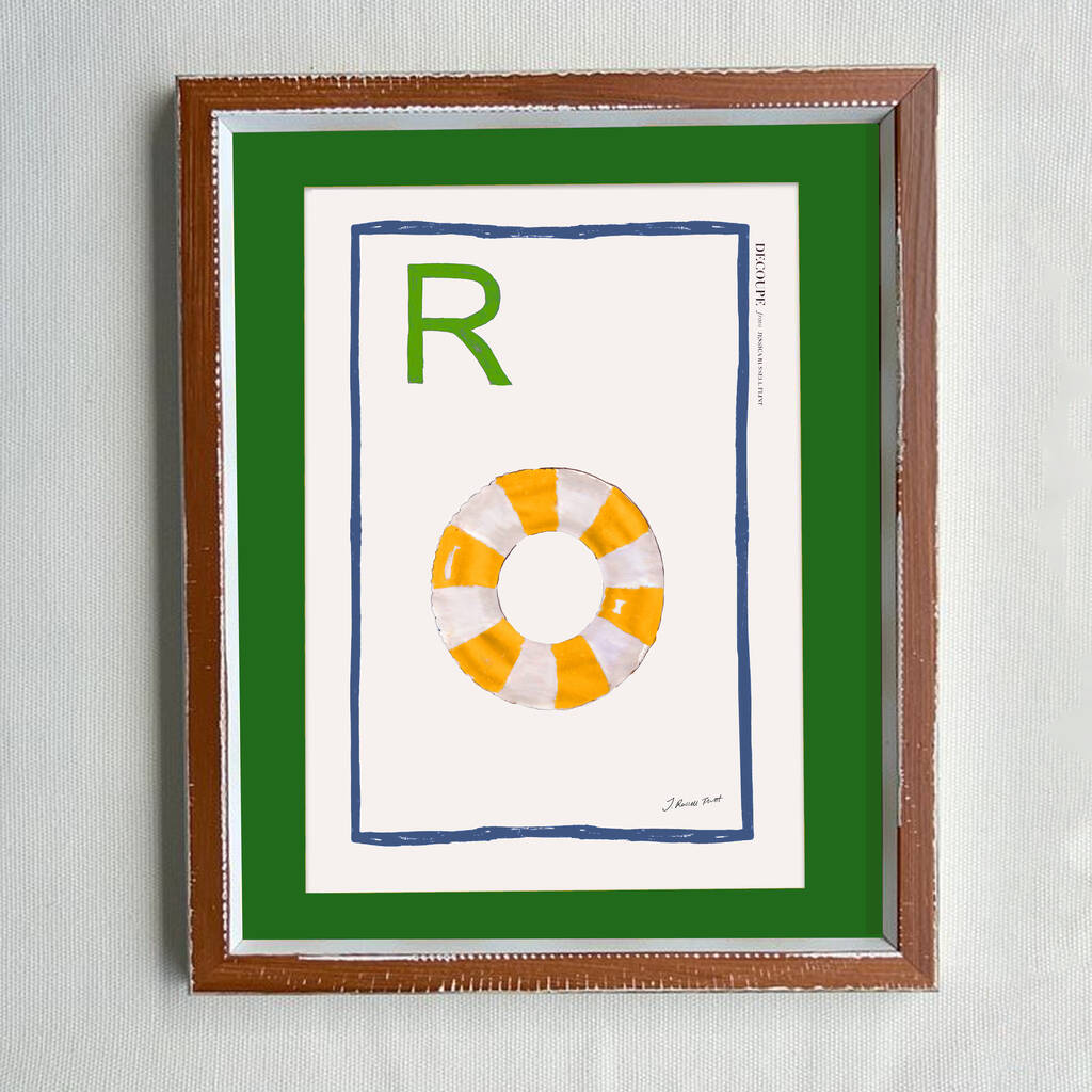 'R'' For Rubber Ring Limited Edition Print, 1 of 7