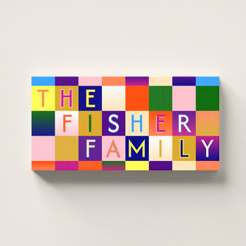 Family Name Sign Personalised Print Gift, 6 of 8