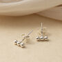 Sterling Silver Satellite Studs, thumbnail 3 of 5