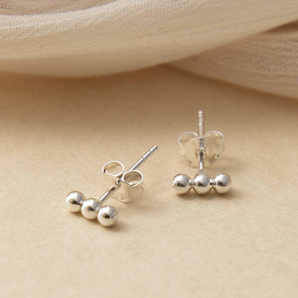 Sterling Silver Satellite Studs By Martha Jackson Sterling Silver