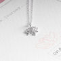 Lotus Flower Sterling Silver Necklace, thumbnail 2 of 12