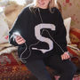 Personalised Hand Knitted Letter Sweater, thumbnail 3 of 5
