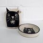 Ceramic Illustrated Cat Dish, thumbnail 4 of 4
