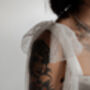 Bow Wings Tulle Shoulder Wings Wedding Dress Add On, thumbnail 6 of 6