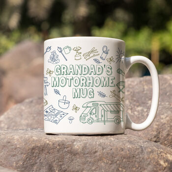 Personalised Motorhome Doodles Ceramic Mug, 3 of 3