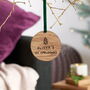Personalised First Christmas Bauble, thumbnail 1 of 7