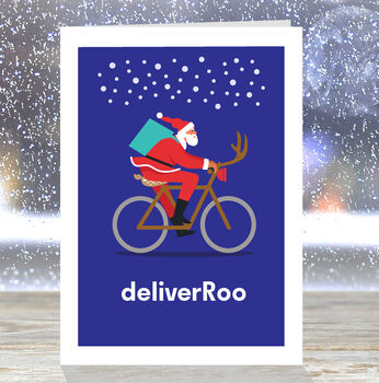 Funny Bike Lovers Christmas Card, Deliver Roo, 7 of 10