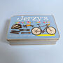 Personalised Cycling Metal Tin, thumbnail 3 of 3