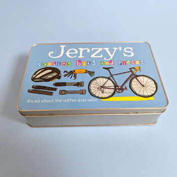 Personalised Cycling Metal Tin, 3 of 3