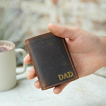 Personalised Buffalo Leather Credit Card Holder, 2 of 9