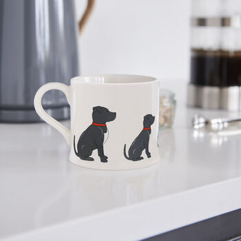 Christmas Staffie Dog Pin Badge, 6 of 12