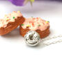 Sterling Silver Mini Doughnut Necklace, thumbnail 1 of 12