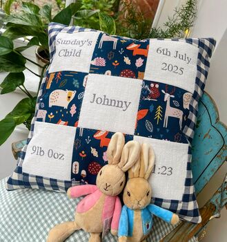 Woodland Animals Memory Cushion, 8 of 8