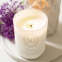 Personalised 50th Birthday Engraved Scented Candle, thumbnail 1 of 5