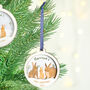 Personalised First Christmas Layered Decoration, thumbnail 1 of 6