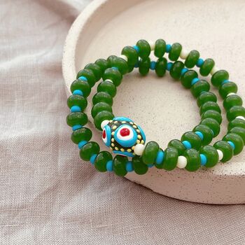 Maya Jade Bead Bracelet, 2 of 6