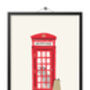 London Phonebox Cat Print, thumbnail 4 of 4