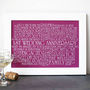 Personalised Paper '1st Wedding Anniversary' Print, thumbnail 1 of 3