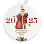 Personalised Ceramic Christmas Tree Bauble In Various Designs, thumbnail 6 of 9