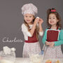 Aprons For Girls, Personalised Aprons And Chef Hats, thumbnail 2 of 12