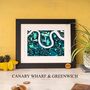 Personalised London Map Art Print Choose Your London Area 30 Locations Available, thumbnail 2 of 12