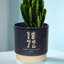 Personalised Special Date Indoor Plant Pot, thumbnail 1 of 6