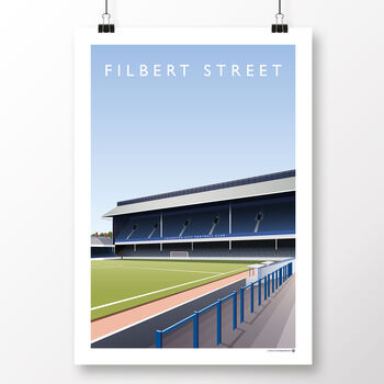 Leicester City Filbert Street Double Decker Poster, 2 of 8