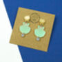 Shell Irredescent Earrings, thumbnail 1 of 2