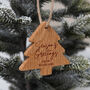The Highlands 'Season's Greetings From…' Oak Tree Hanger | Festive Decor, thumbnail 1 of 2