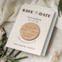 Personalised Save The Date Magnet Minimalist Cards, thumbnail 8 of 9