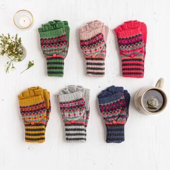 Fabulous Fairisle Knit Gloves, 3 of 12