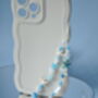 Ocean Inspired Aquamarine Gemstone Phone Charm, thumbnail 4 of 5