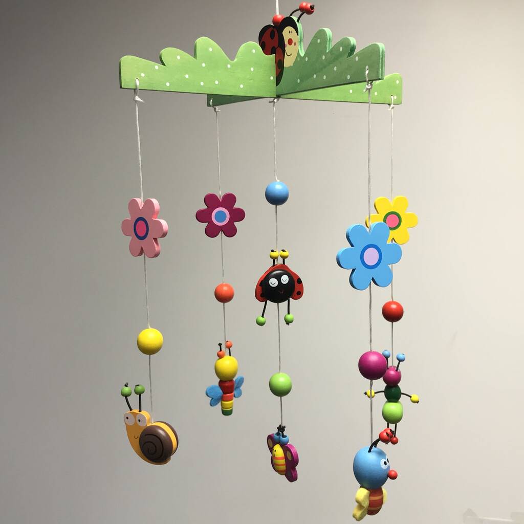 Colourful Garden Creatures Mobile By Harmony at Home Boutique ...