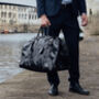 Personalised Leather Large Travel Bag 'Flero Large', thumbnail 1 of 12