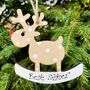 Personalised Sister Reindeer Christmas Tree Decoration, thumbnail 1 of 3
