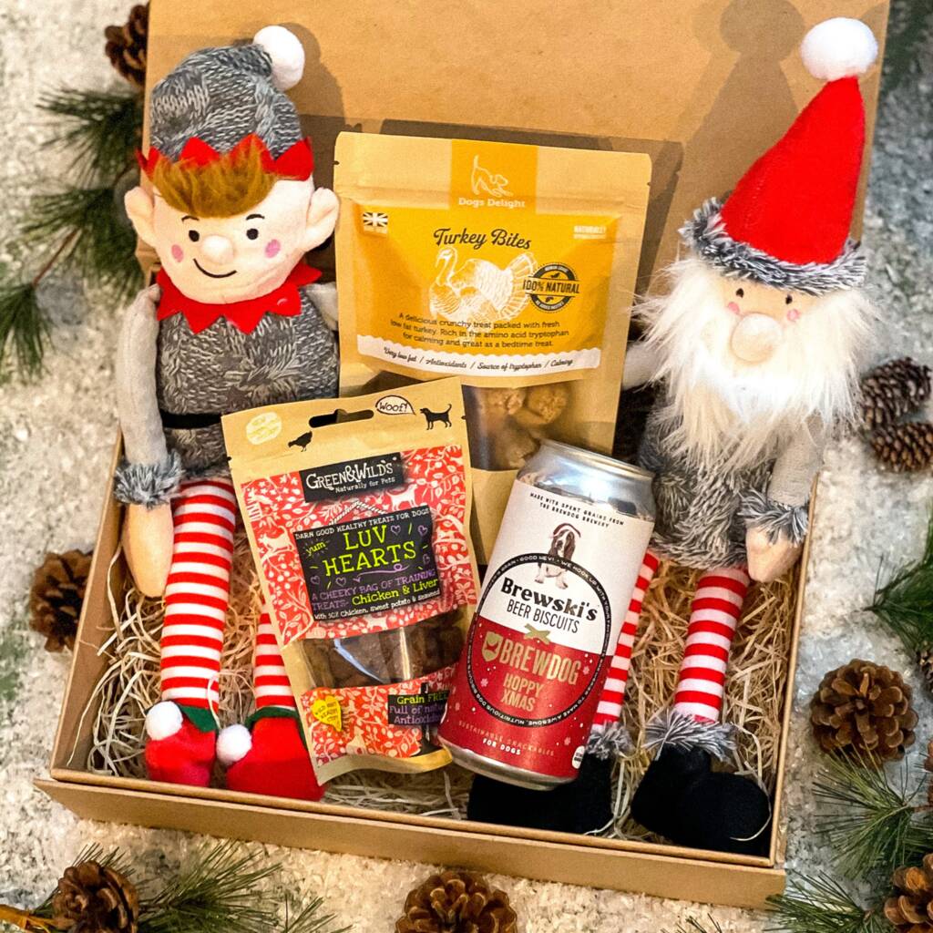 The Natural Dog Treats Christmas Gift Box, 1 of 3