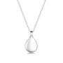 Teardrop Urn Ashes Necklace – Sterling Silver, thumbnail 1 of 6