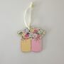Wooden Flowers Hanging Decoration Birthday Gift Idea, thumbnail 9 of 10