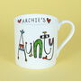 Aunty's Or Auntie's Favourite China Personalised Mug, thumbnail 3 of 4
