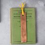 Personalised Copper Bookmark, 7th Wedding Anniversary Gift, thumbnail 3 of 10